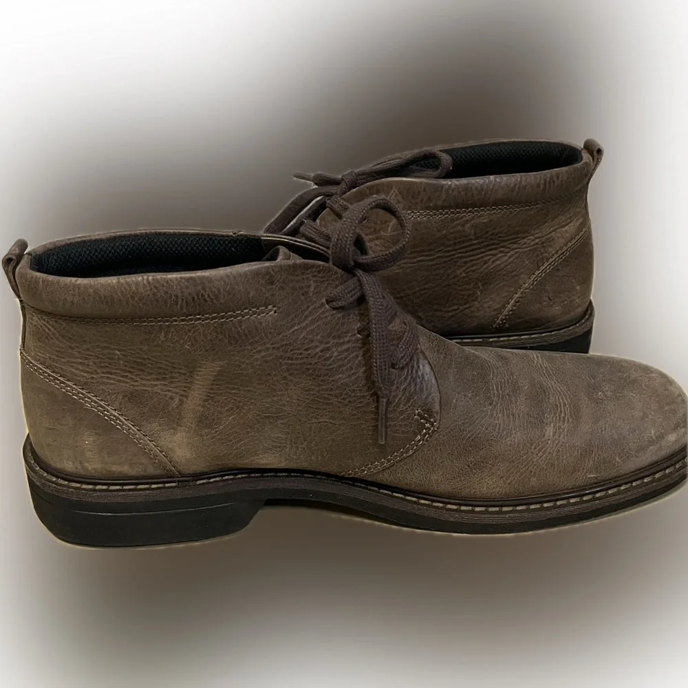 Ecco Nubuck Chukka Water Resistant Boots size 14